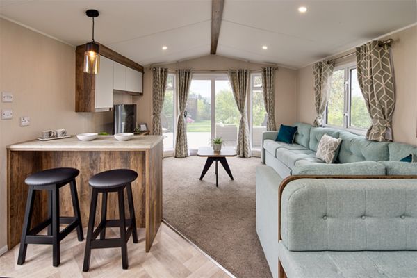 Deluxe Plus Eco Brookwood Holiday Home Lounge