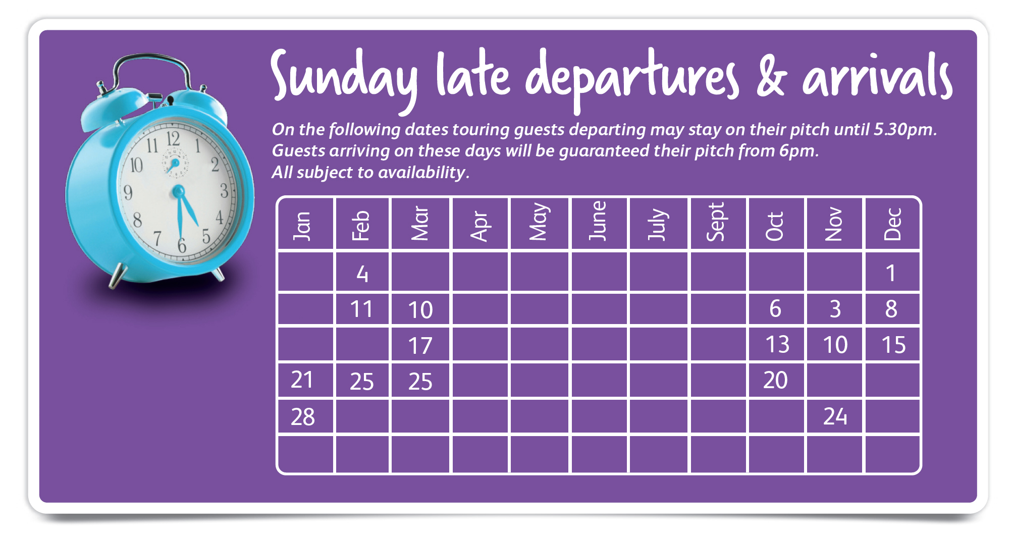 Late Departures 2024