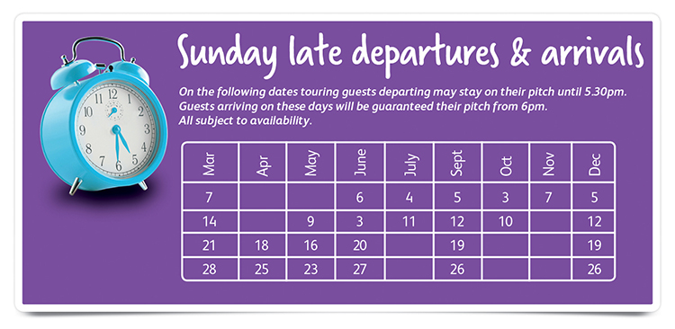 Sunday Late Departures