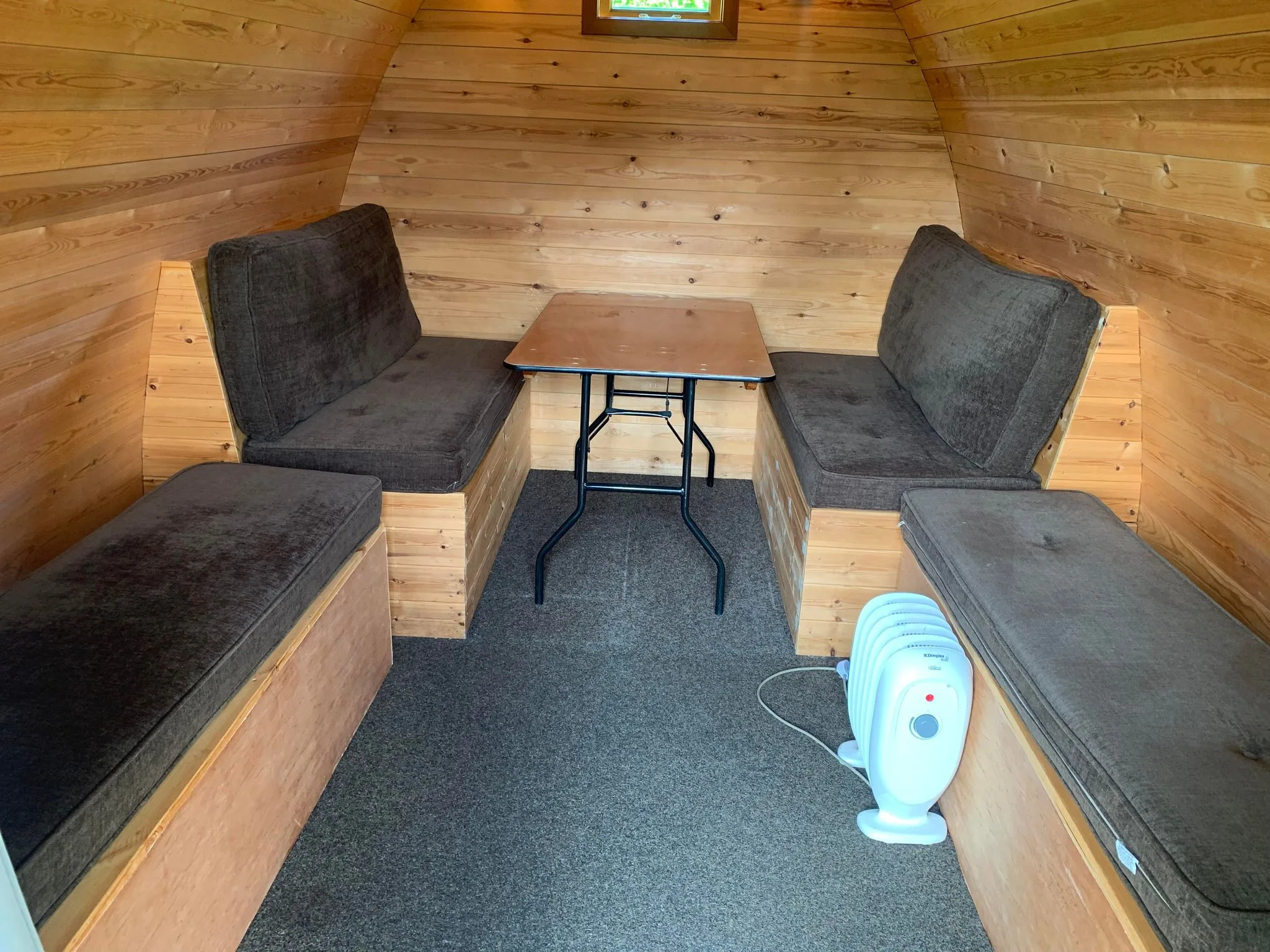 3 Berth Camping Pod - Interior