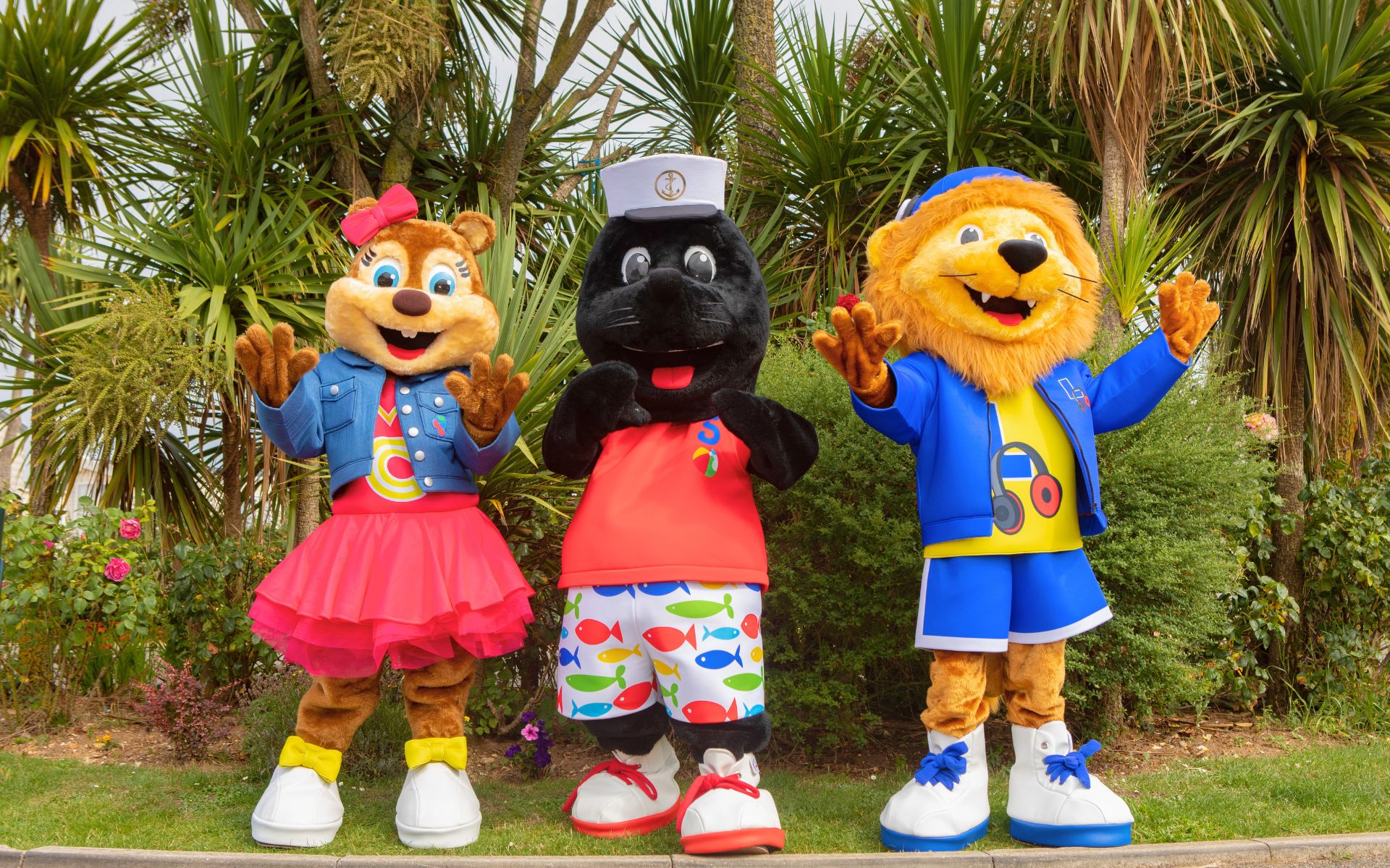 Searles Super Squad outside reception