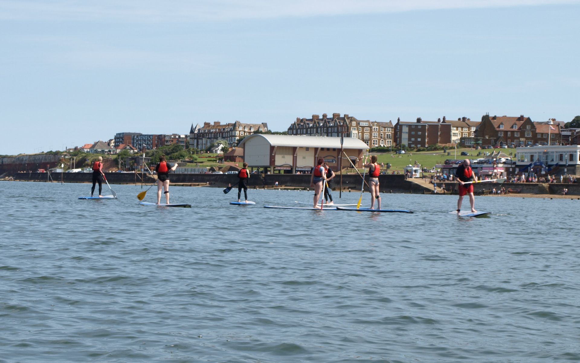 Hunstanton Promenade Paddleboarding Lifestyle