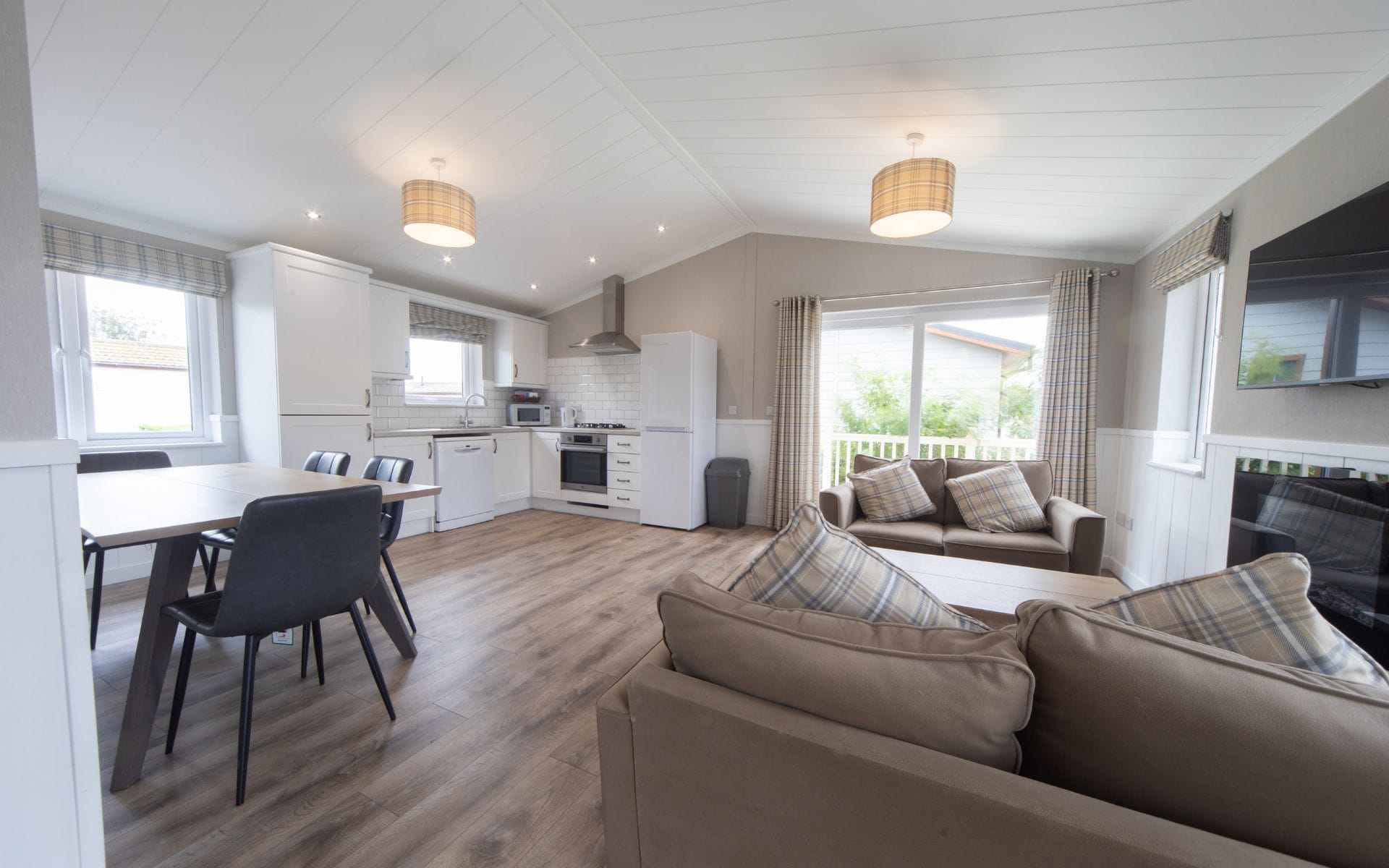 Easy Access Dog Friendly Balmoral Lodge Living Area