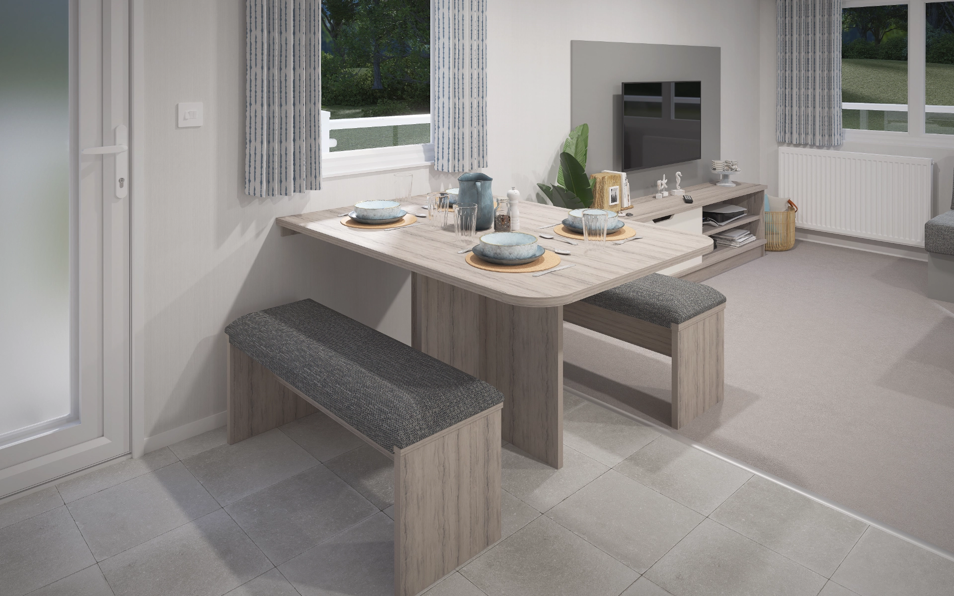 Stock Dining Table Classic Royan Holiday Home at Searles Leisure Resort Hunstanton