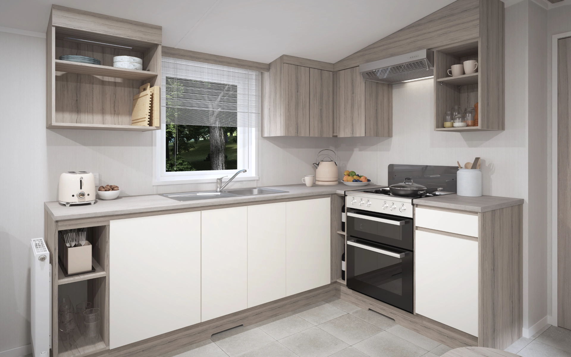 Stock Kitchen Classic Royan Holiday Home at Searles Leisure Resort Hunstanton